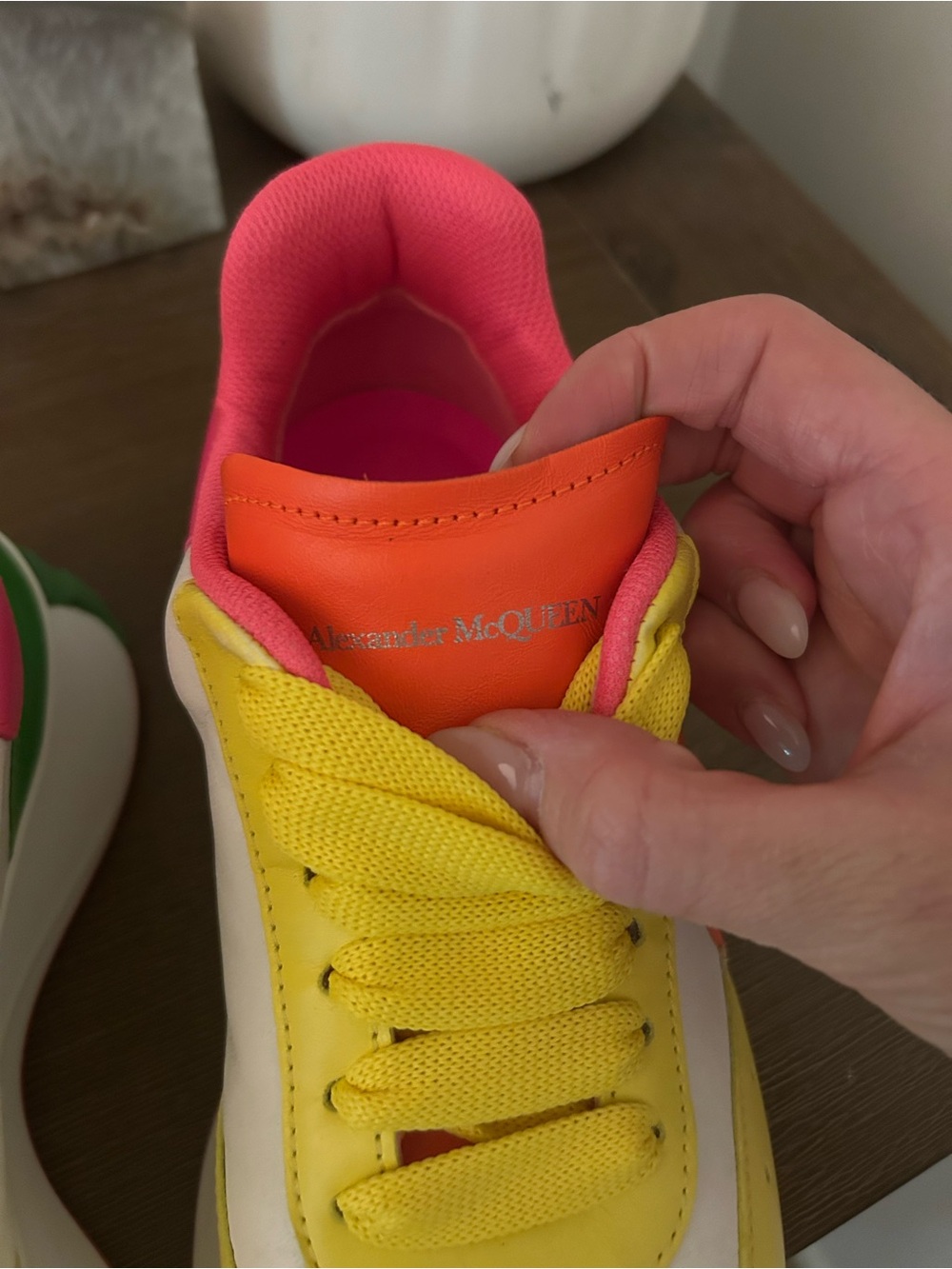 Alexander McQueen Colorblock Sneakers Size 37 - Picture 8 of 8